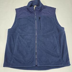 Duluth Trading Co Men's Blue Fleece Full Zip Vest Size XL